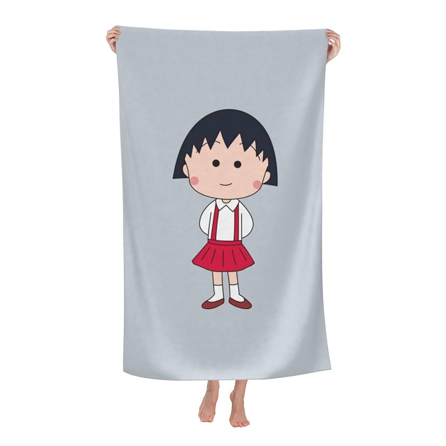 ちびまる子ちゃん　バスタオル 楽天市場】【Shinzi Katoh】『ちびまる子ちゃん』 バスタオル 約